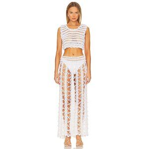 Celia B x Revolve Mesh Crop Top Coverup + Maxi Skirt